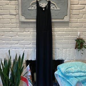 Gap Maxi Black Dress, S